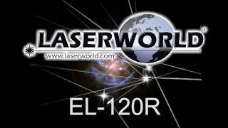 Laserworld  EL120R  Ecoline Series single color red laser [upl. by Anerom]