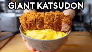 Giant Katsudon  Anything With Alvin [upl. by Ydnarb]