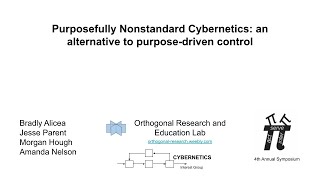 Purposefully Nonstandard Cybernetics an alternative to purposedriven control [upl. by Zulch]