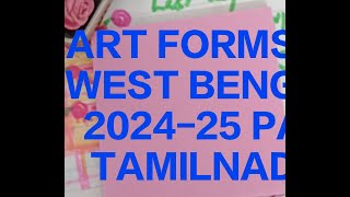 ART FORMS OF WEST BENGAL 202425 PAIR STATE OF TAMIL NADU [upl. by Toh435]