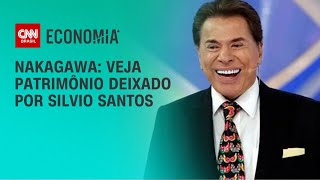 Nakagawa Veja patrimônio deixado por Silvio Santos  BASTIDORES CNN [upl. by Wolsniw]