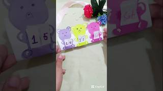 Diy cute calendar 🗓💜table calendarpaper calendarcalendar for table decorshortsdiytrending [upl. by Sobel]