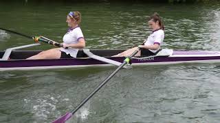 Kings W1 Division 1 Wednesday Cambridge May Bumps 2024 slow motion [upl. by Philipines]