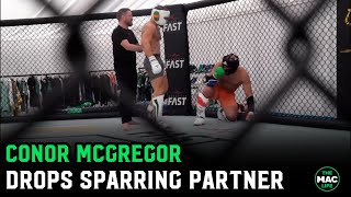 Conor McGregor sparring ahead of UFC 303 [upl. by Rabjohn330]