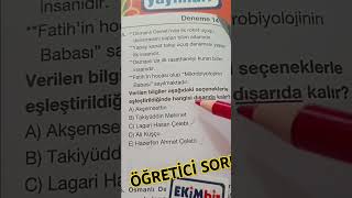 KPSS TARİH DENEME SORU ÇÖZÜMLERİ kpss önlisans ortaöğretim [upl. by Attekal]