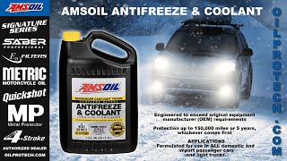 AMSOIL Antifreeze amp Coolant Ethylene Glycol 5050 PreMix Formulation [upl. by Childers]