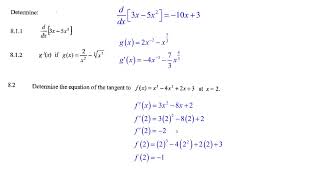 Calculus Q8 1 Q8 2 [upl. by March]