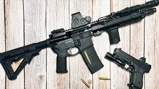 AR15 556 SBR Initial Setup  BAD Workhorse 105 [upl. by Carie584]