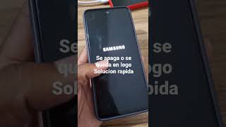 Tu samsung se queda pegado en logo o no enciende haz esto [upl. by Assed]