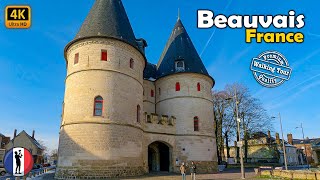 🇫🇷 First Place to See in France When Arriving by Beauvais Airport Walking Tour 4K60fps [upl. by Tav]