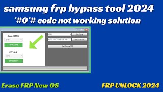 SAMSUNG FRP ENABLE ADB TOOL V16  SAMSUNG FRP BYPASS 2024  ADB MTP EDL MODE  Erase FRP New OS [upl. by Ecinert44]