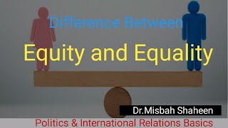 Difference between Equity and Equality  Equity vs Equality  examples of Gender Equity [upl. by Lebbie]