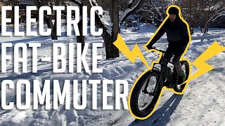 Will an electric fat bike become my new favourite winter urban commuter [upl. by Ahsitniuq]