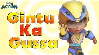 Cartoons in Hindi for kids  Vir The Robot Boy  Gintu Ka Gussa  WowKidz Action [upl. by Razec368]