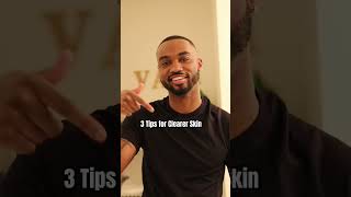 HOW TO GET CLEARER SKIN  Black Men Skincare Routine and Tips [upl. by Abihsot]