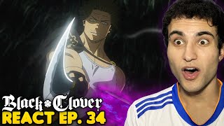 YAMI VS LICHT INSANO React Black Clover EP 34 [upl. by Hameerak]