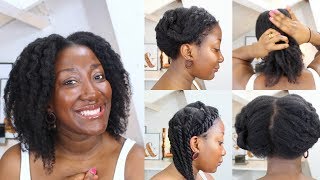 3 Simple Protective Hairstyles For Hair Growth  thinfine natural hair  Adede [upl. by Shipley]