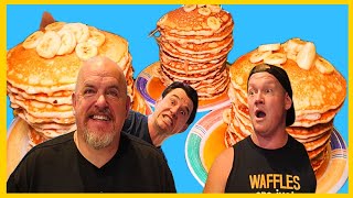 WHAT DID I GET MYSELF INTO INSANE PANCAKE CHALLENGE W NotoriousBOB [upl. by Marcelia]