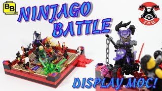 EPIC SEASON 9 LEGO NINJAGO SOG BATTLE DISPLAY MOC [upl. by Akkin]