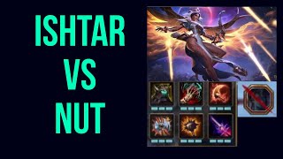 Ishtar vs Nut in duo lane Maybe the Nut isnt busted smite gaming [upl. by Nelluc]