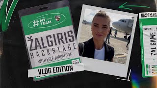 ŽalgirisBackstage vlog‘as pirmoji EJurgaitytės Eurolygos išvyka [upl. by Eniger]