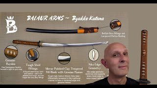 Byakko Katana by Balaur Arms  Kult of Athena REVIEW [upl. by Wallas881]