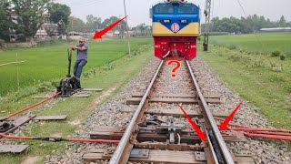 কিভাবে রেললাইন পরিবর্তন করা হলো  rail line change  Rail BR20 [upl. by Tiffi]