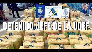 EL JEFE DE LA UDEF DETENIDO POR AYUDAR CON EL PASO DE DROGAS DESDE ECUADOR DE COCAÍNA [upl. by Lucila]