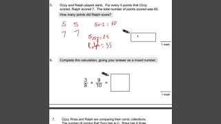 CGP KS2 Maths SAT Buster Set A Test 2 walkthrough Year 6 SATs Maths Revision [upl. by Dhu433]