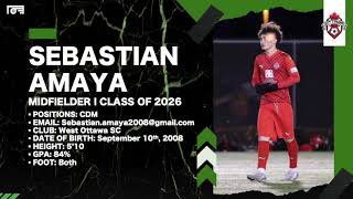 Sebastian Amaya 2024 Soccer Highlights [upl. by Notsew]