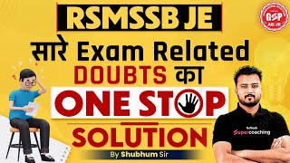 RSMSSB JE Vacancy 2024  RSMSSB JE Syllabus Exam Date amp Salary  RSMSSB JE 2024 New Update [upl. by Otilegna]