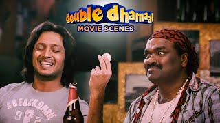 The Rise of Sanjay Dutt Fortune  Riteish Deshmukh and Arshad Warsi  Double Dhamaal Movie Scenes [upl. by Ecirpac144]