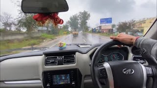 Kehndi Hundi Si Chan Tak Raah Bana De  Scorpio Rain Driving  Viral Song [upl. by Naujek]