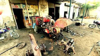 Reviving a Old Farm Tractor Mastering Differential and Brake Repair of Useless Tractor restoration [upl. by Hinckley]