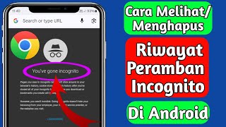 Cara MelihatMenghapus Riwayat Penjelajahan Incognito 100 Berhasil [upl. by Rehsa427]