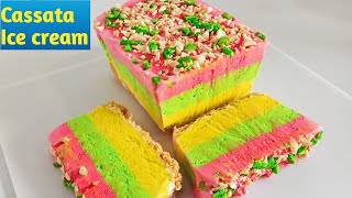 Cassata Ice Cream Recipe  Homemade Cassata Ice Cream  Easy Cassata Ice Cream Recipe [upl. by Bergerac284]