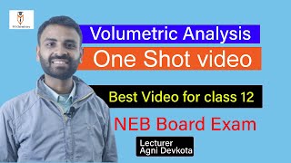 Volumetric Analysis One Shot Video  Best Video for Class 12  NEB Board Exam  PT CHEMISTRY [upl. by Hazlett]