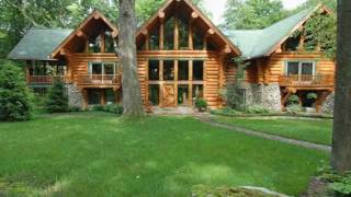 For Sale Beautiful Log Cabin Located in Deer Lake Ohiopyle PA [upl. by Dinesh]