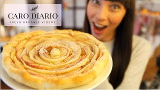 TORTA SFOGLIA CREMA PASTICCERA E MELE  RICETTA FACILE E VELOCE  Video Extra della Settimana [upl. by Bully]