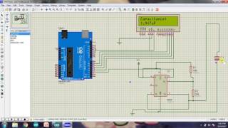 Arduino based Digital Capacitance Meter Simulation [upl. by Anileuqcaj]