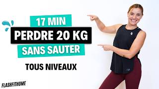 HIIT pour PERDRE 20KG SANS SAUT et SANS RÉGIME ✨ Sans Matériel  FlashFitHome [upl. by Elirpa147]