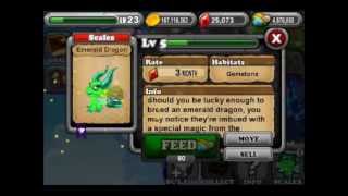 How to Breed Emerald Dragon DragonvaleEVOLUTIONS [upl. by Hauser]