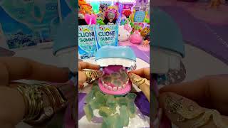 ASMR HIPPO DENTIST LOVE EATING BLUE CLIONE GUMMY CANDYshortvideosatisfyingasmrshorts [upl. by Rianon725]