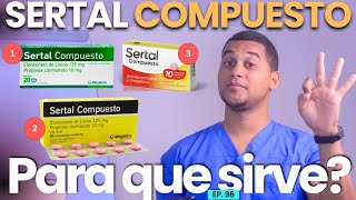 SERTAL COMPUESTO PARA QUE SIRVE  3 COSAS [upl. by Alrak752]