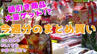 【購入品紹介】１週間分まとめ買いの旅に出たら値引き商品大量ゲット！？【6人家族で4児の母】 [upl. by Assilaj153]