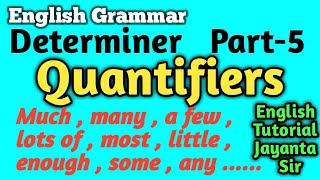 English Quantifiers । Quantifiers in English । Determiner Grammar । Adjective [upl. by Gerald]