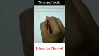 Time and Work question solution maths mathtricks ssccgl2023 tricks mathmindtricks [upl. by Gladdy]