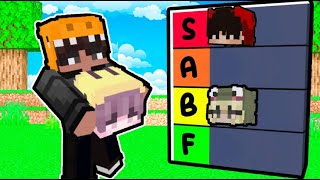 Rating My Friends in Minecraft [upl. by Alegnatal292]