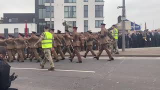 Remembrance Day parade in Maidstone Kent kent uk [upl. by Nolahs199]