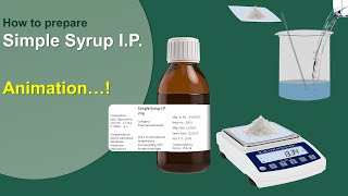 Simple Syrup IP  Simple syrup pharmaceutical preparation  How to prepare Simple syrup [upl. by Micheal]